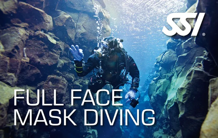دوره آموزش غواصی SSI Full Face Mask Diving