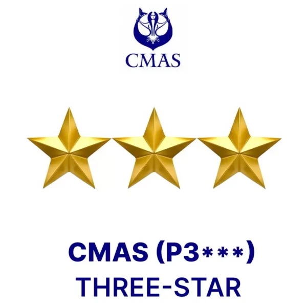 دوره غواصی سه ستاره CMAS
