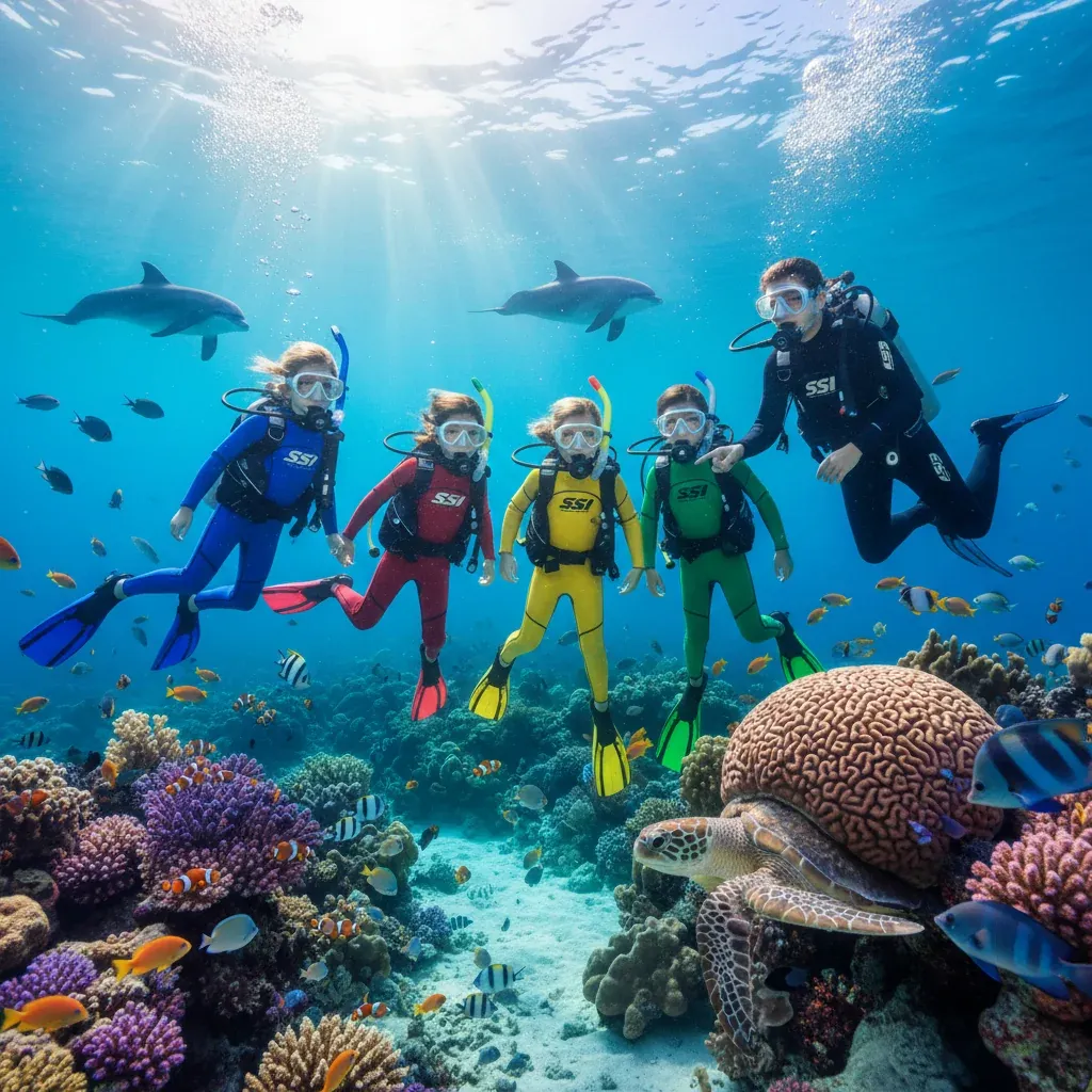 دوره آموزش غواصی کودکان SSI Scuba Rangers پیشنهادی