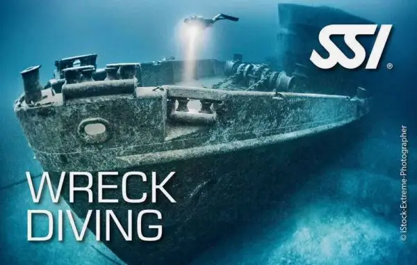Wreck Diving SSI – کشف کشتی‌های غرق‌شده به صورت حرفه‌ای.